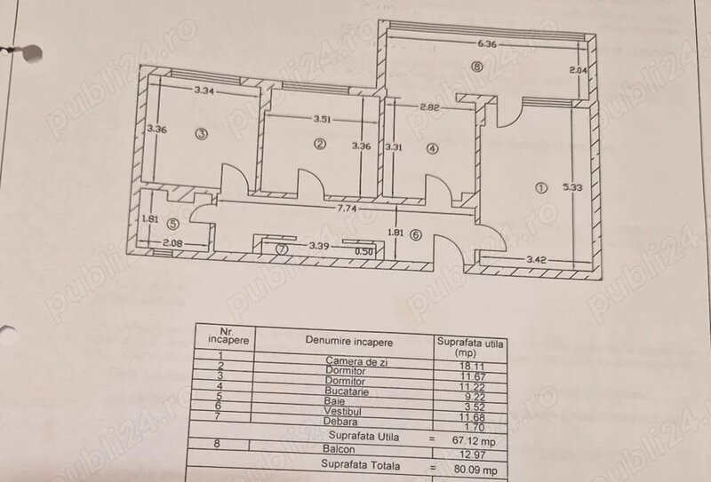Militari, 3 camere 80 mp, zona Gorjului.
